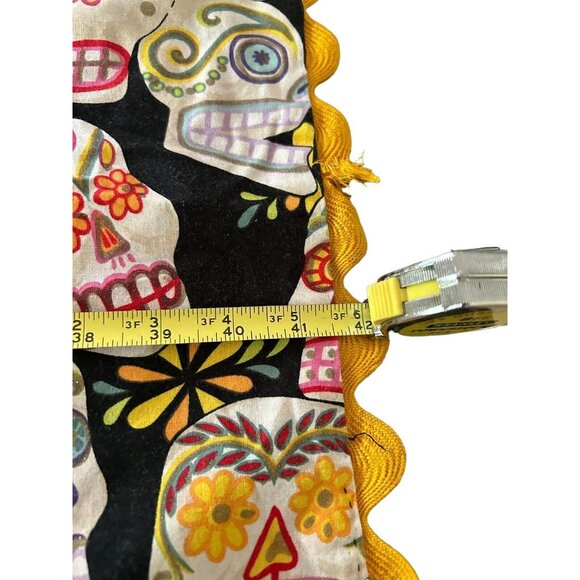 Alexander Henry Calaveras Handmade Textile Fabric Table Runner Dresser Scarf - Picture 5 of 6